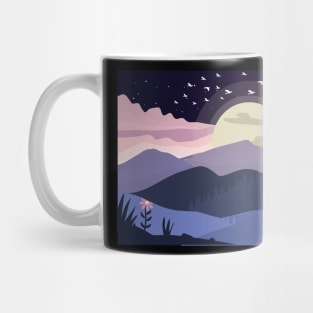 Howling to the moon Mug